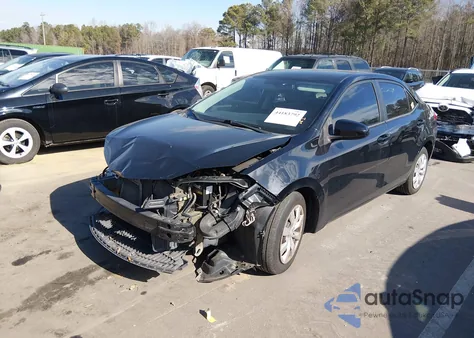 2014 Toyota Corolla Le z USA, uszkodzony, nr VIN 5YFBURHE9EP138277